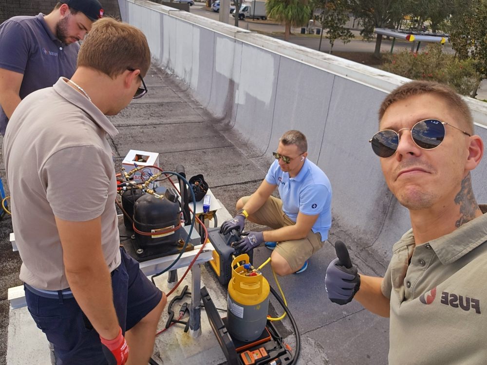 Fuse Techs doing commercial hvac repair carmel valley
