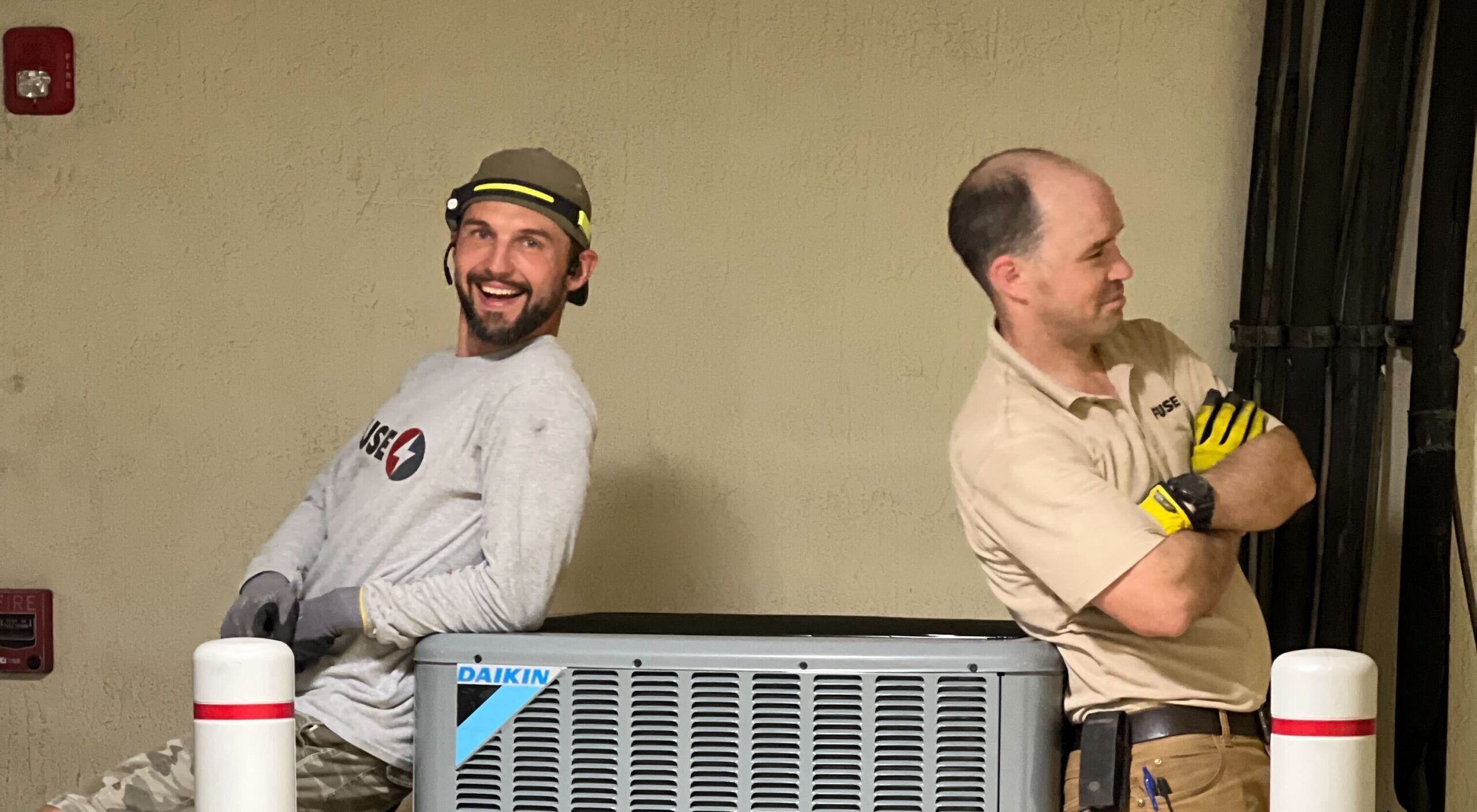 Fuse Techs doing hvac service carmel valley