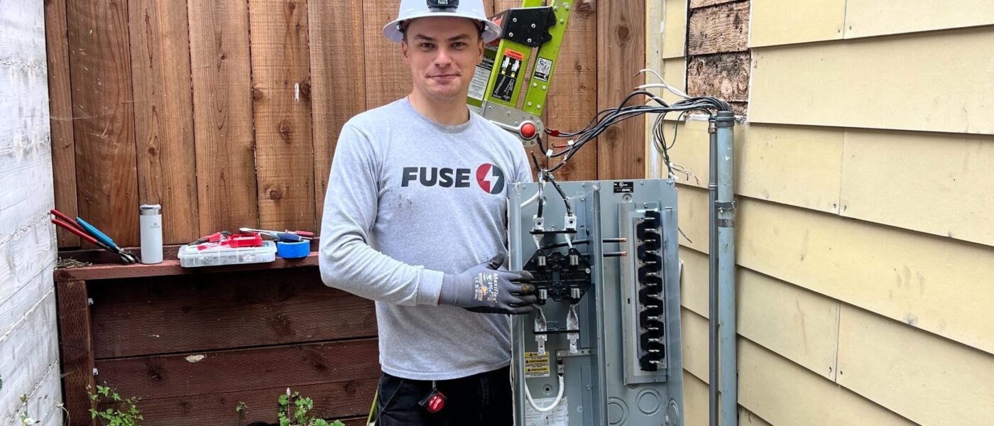 electrician doing wiring in older homes